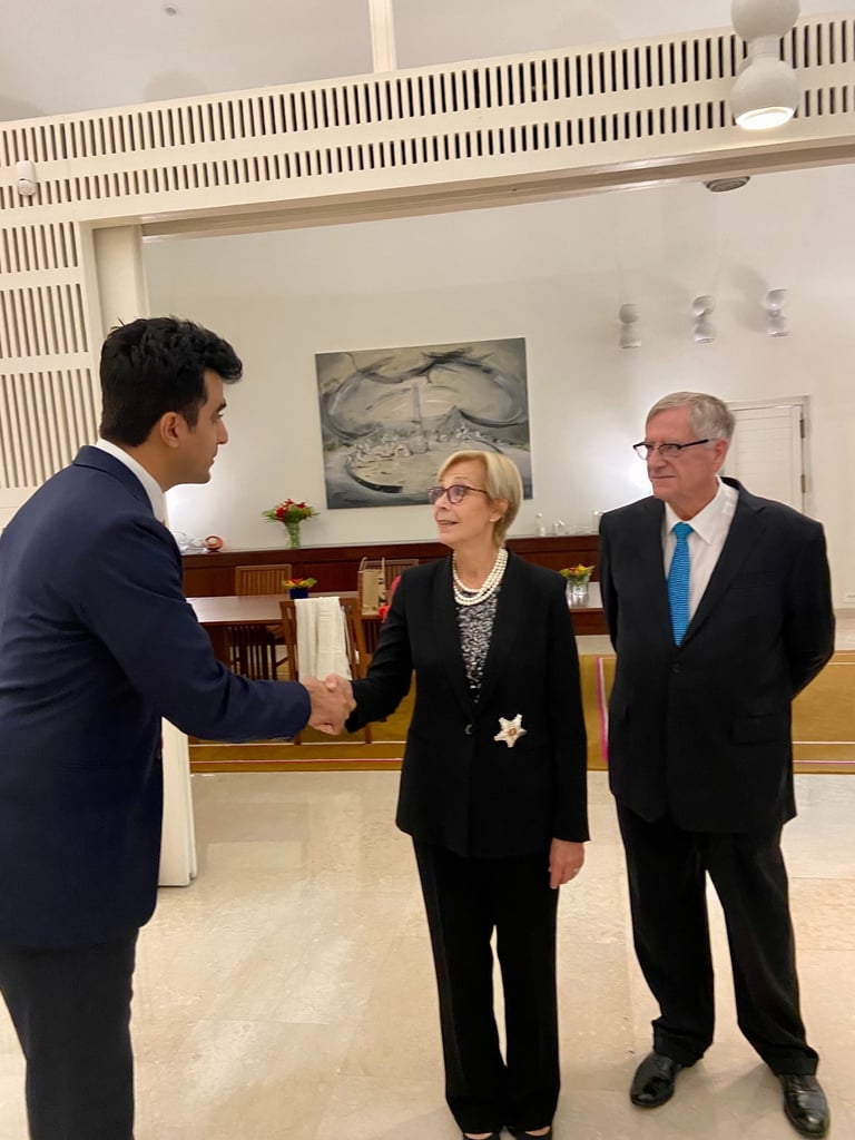 President of Chamber India Mr. Abhinav Balyan at the National Day of Finland