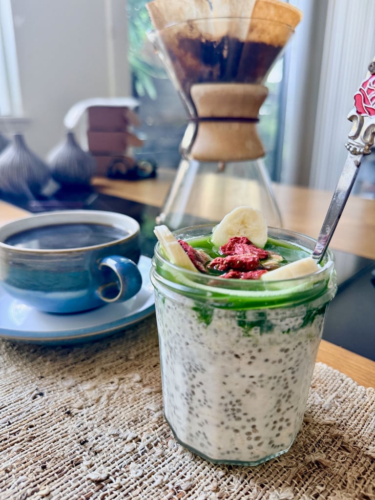 Matcha Oat & Chia Breakfast Jar
