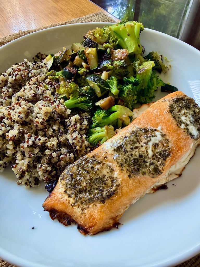 Lemon Herb Salmon Bowl