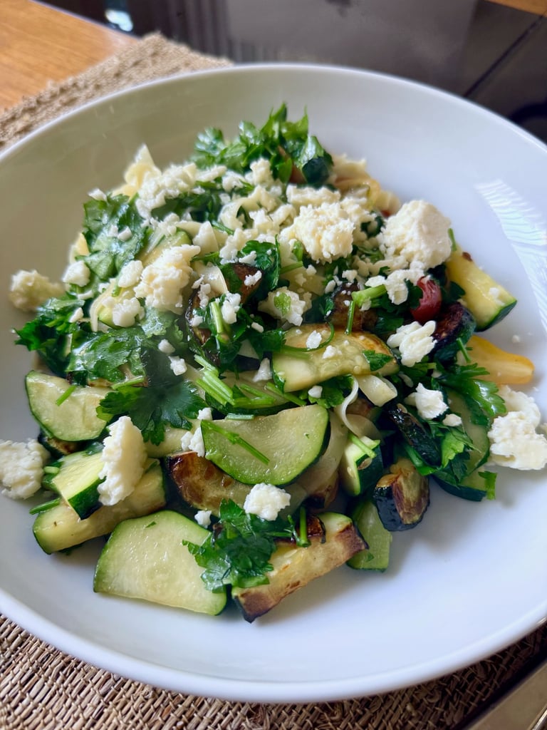 Zucchini & Parsley Gluten-Free Pasta Primavera