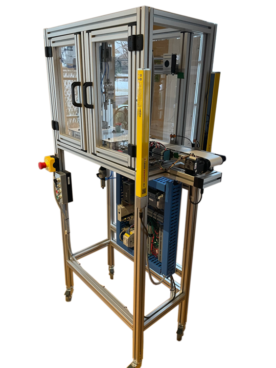 Single axis motion control machine