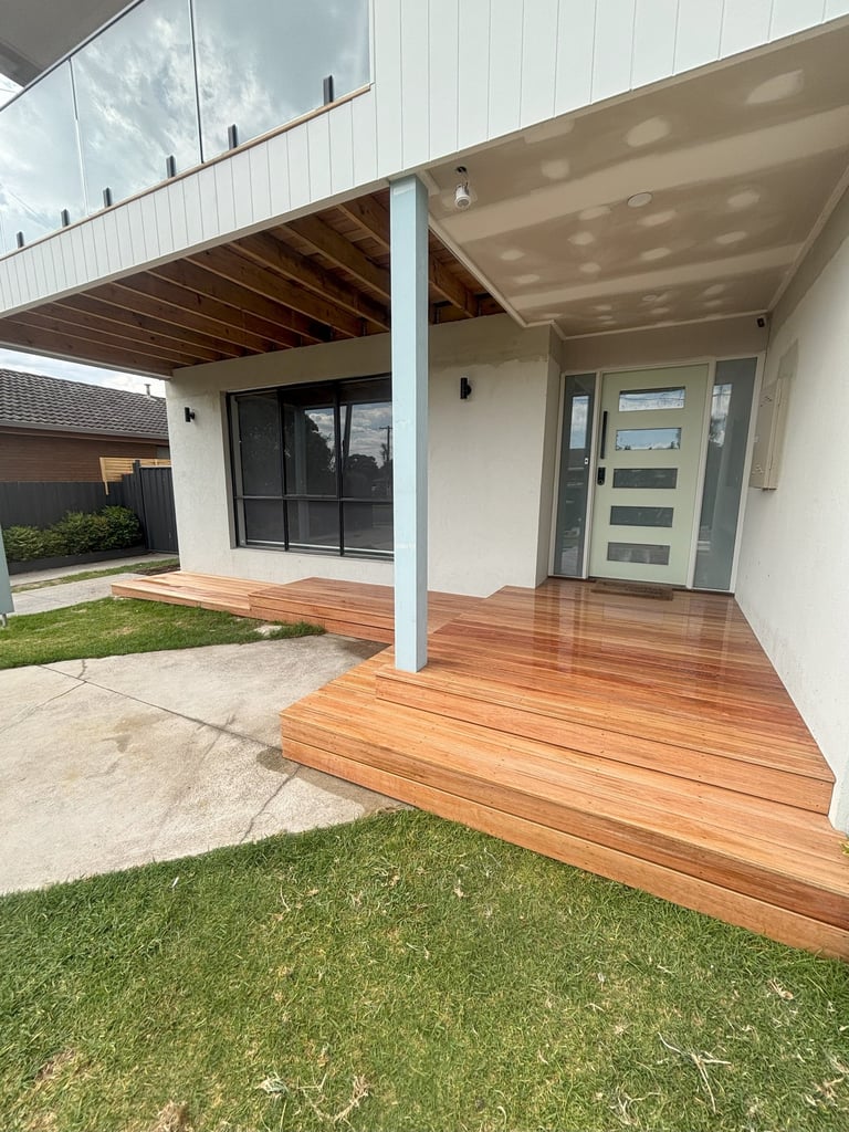 Deck built by Dylan Ludbrook Carpentry in Geelong