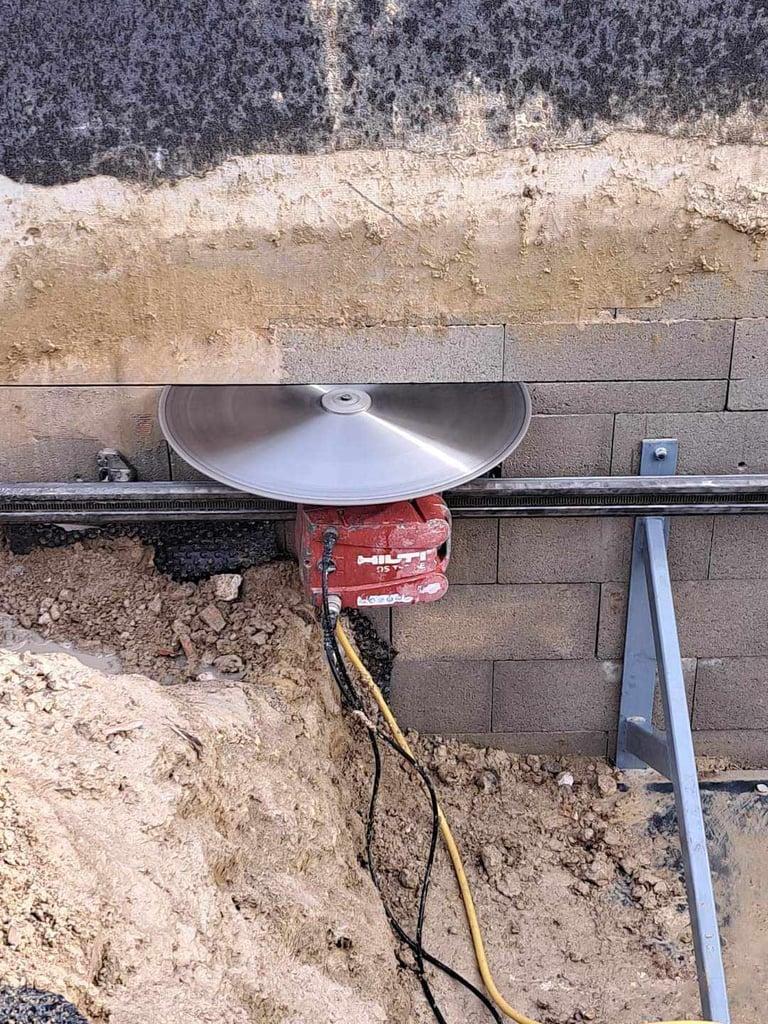 Sík beton- és aszfaltvágás, dilatációs vágás födémvágás, padlóvágás