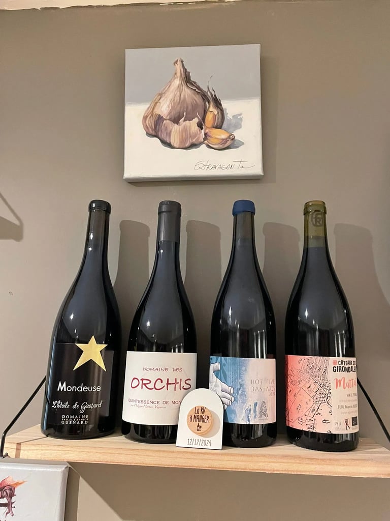 La KV à manger-Restaurant Samoëns-Les vins