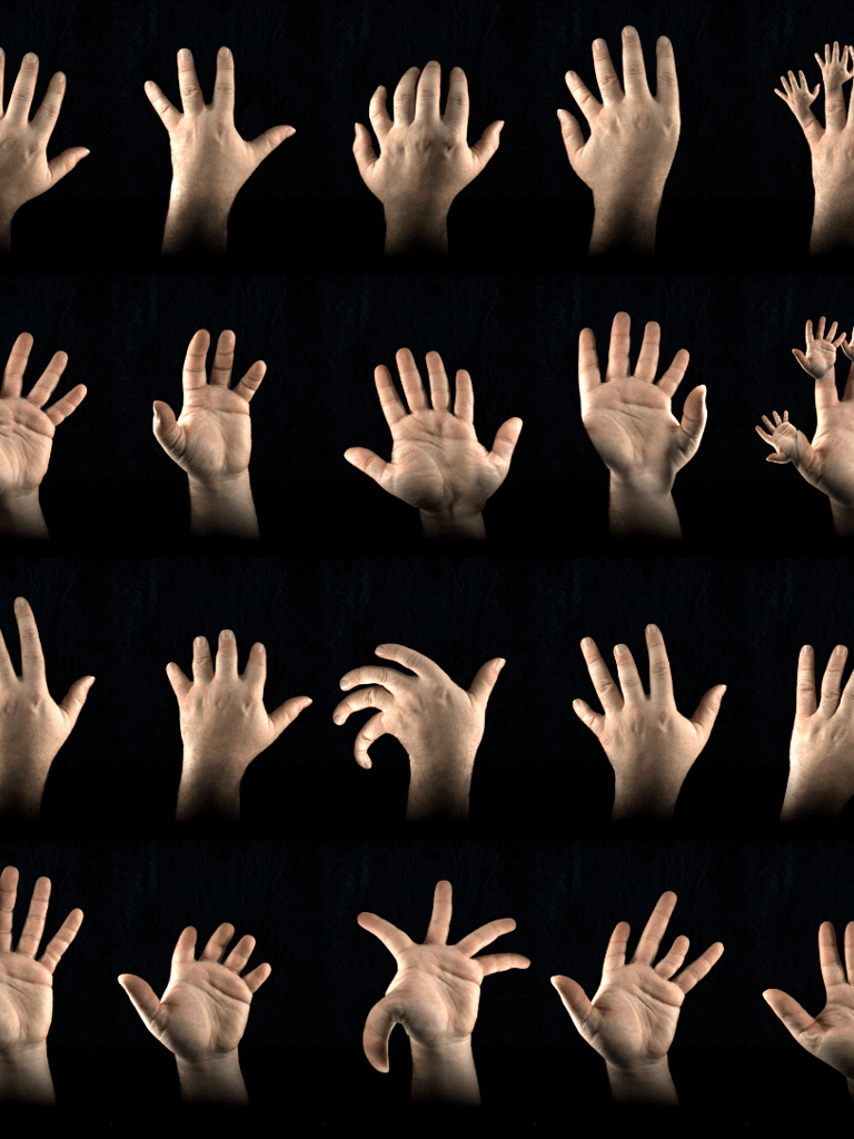 Augmented Hand Series- by Golan Levin, Chris Sugrue and Kyle McDonald.