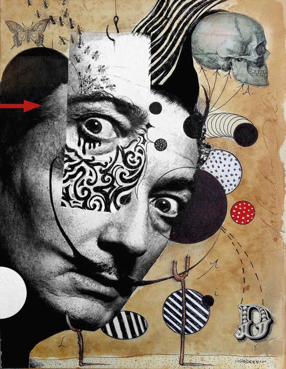 Colagem: Loui Jover-Hello Dali