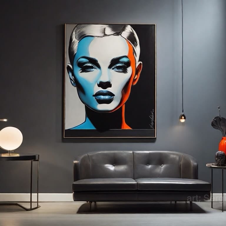 Quadro único em Pop-Art para expressar sua individualidade