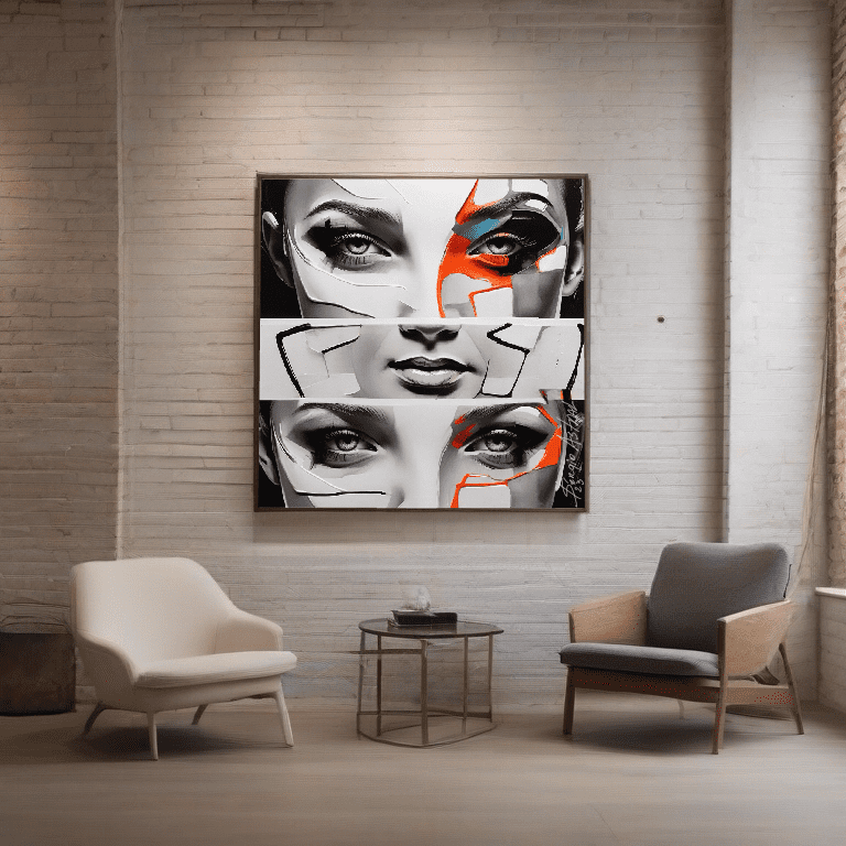 Pintura vibrante em Pop-Art: Transforme sua casa em uma galeria