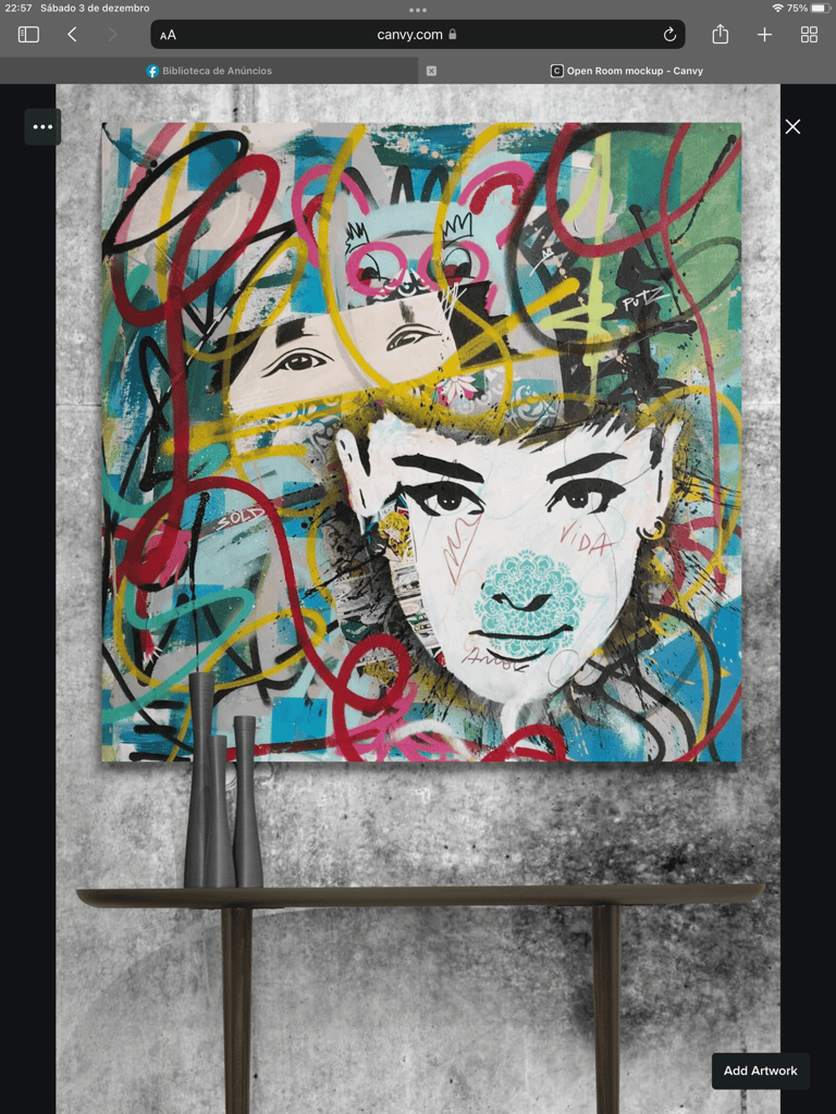 Pintura personalizada em Pop-Art