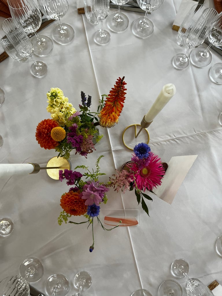 centre de table mariage aube 