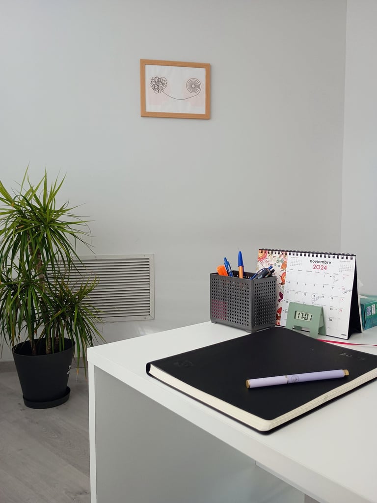 lugar de trabajo donde realizar terapia psicólogica