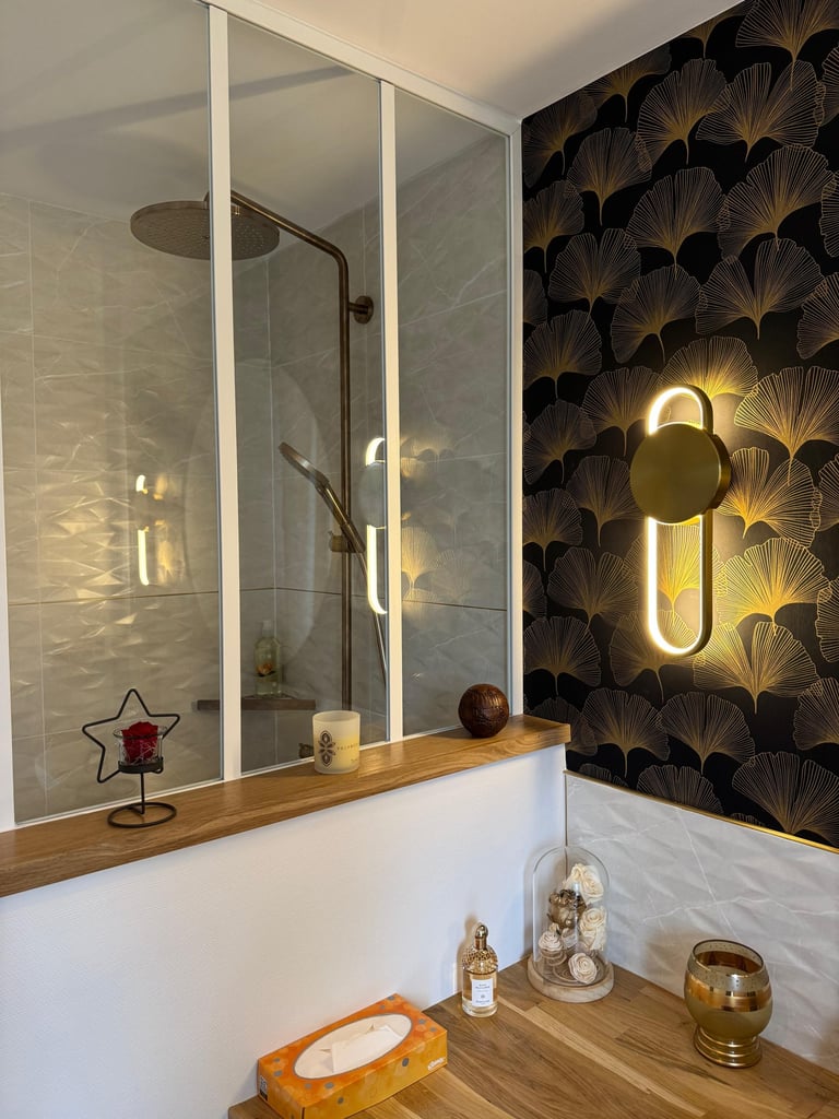 Salle de bain rénovée reine