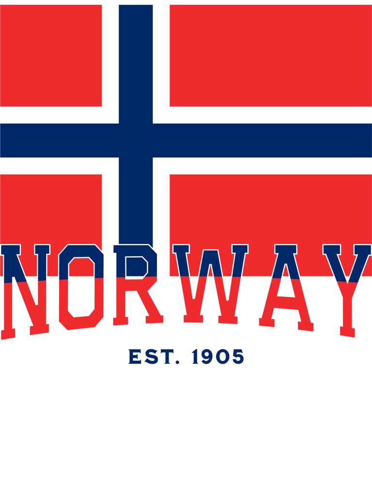 a flag with the words norway on it