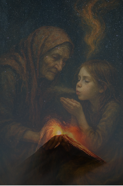 Wounded exile and Baba Yaga alchemise silenced rage and soul protection.