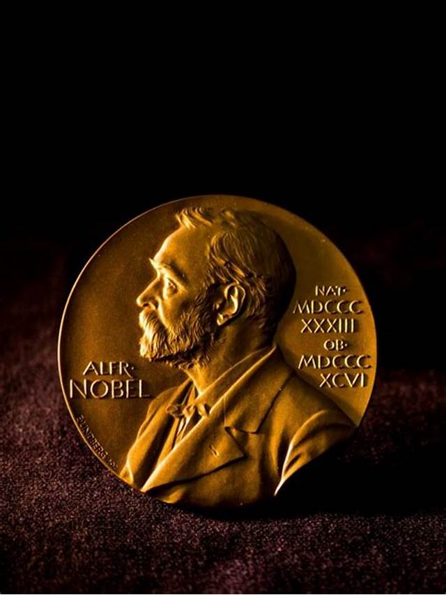 Golden Nobel Prize in Literature medal