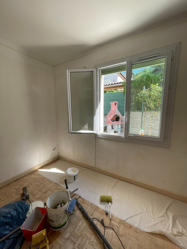 peinture intérieur pièce à vivre