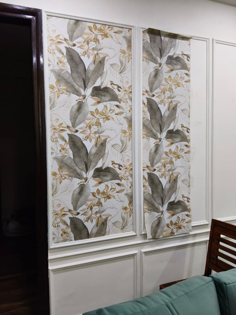 Charcoal Moulding Installed Design