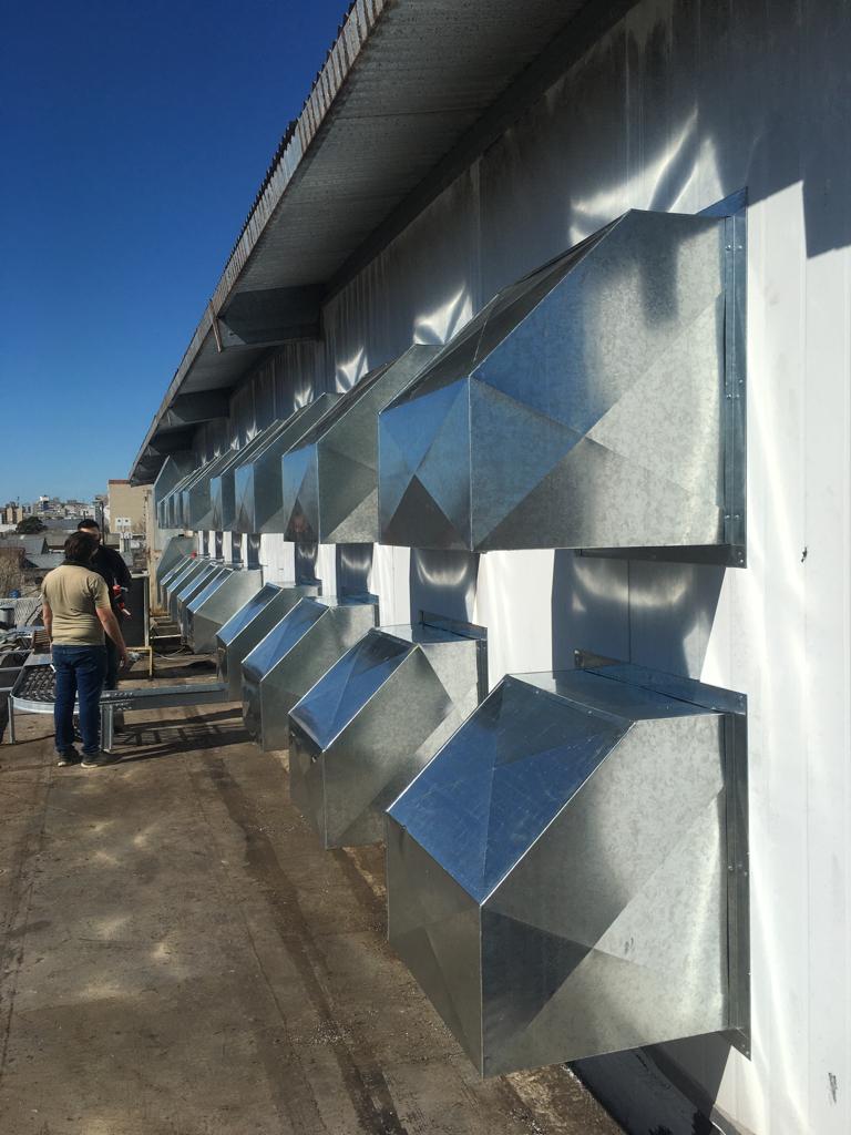 Silenciadores Industriales para atenuación acústica de ruidos en extractores mecánicos axiales