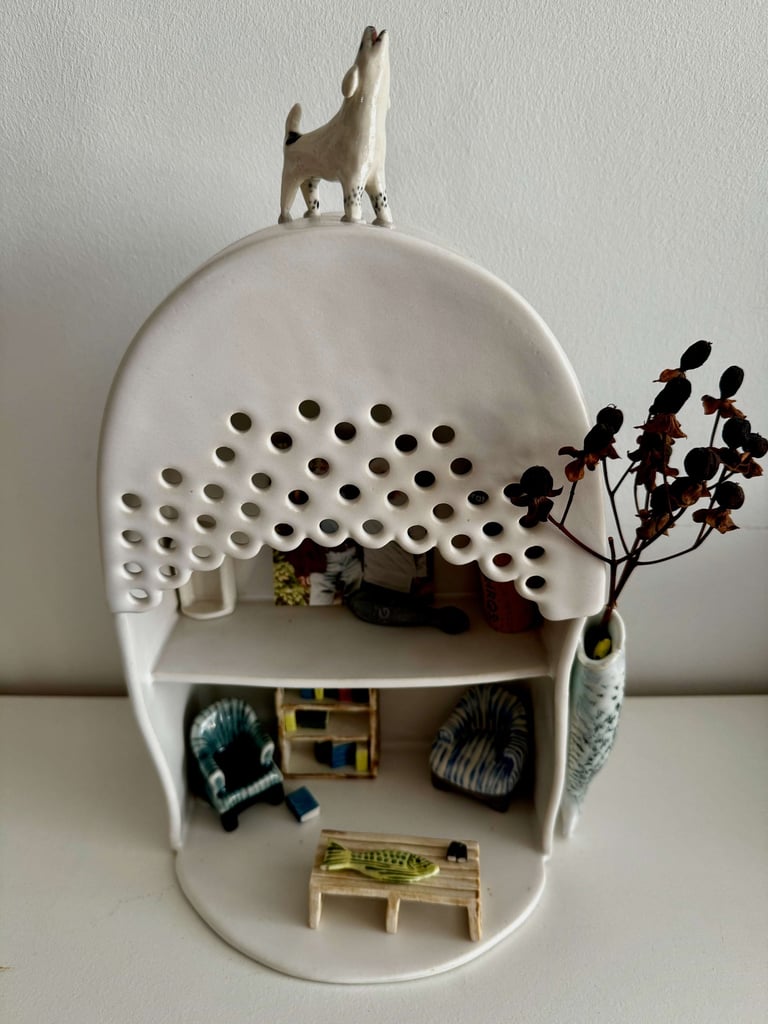Porcelain shrine for my father