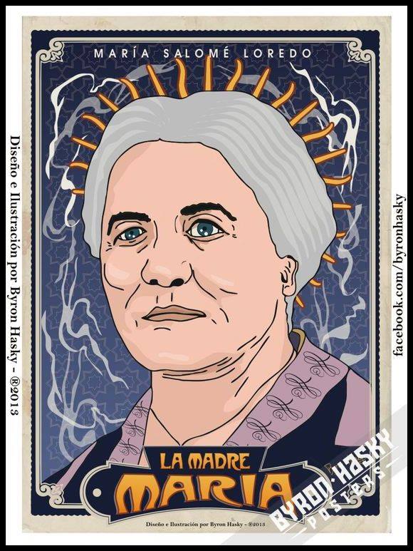 Madre Maria estampilla