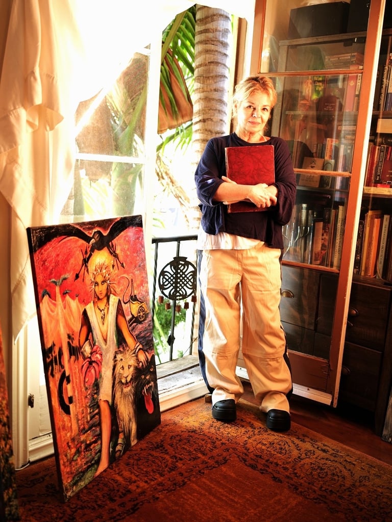 Maya Britan Artist Painter Author Psychic Woman Tarot Card Reader Art Studio