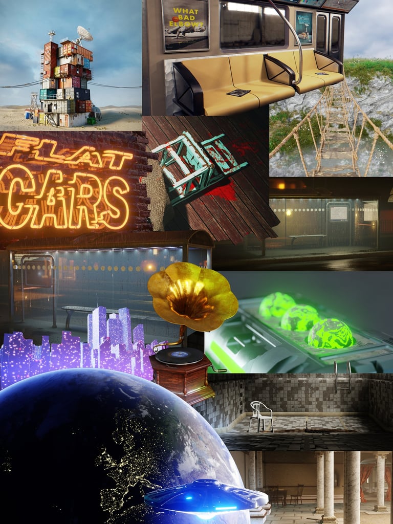 Project by Cristian Cornesteanu - Old Project Collage