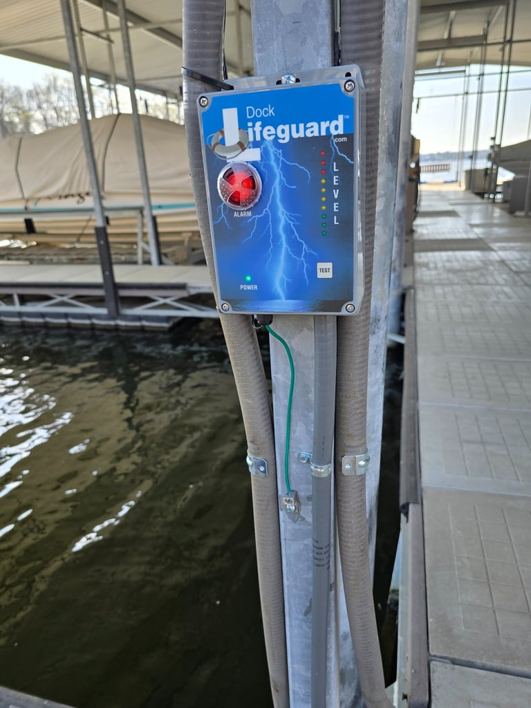Marine Dock Warning Systems or Stray Current Detectors