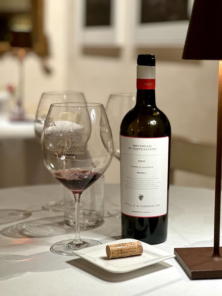 Редкие коллекционные вина в винной карте ресторана Il Giardino.