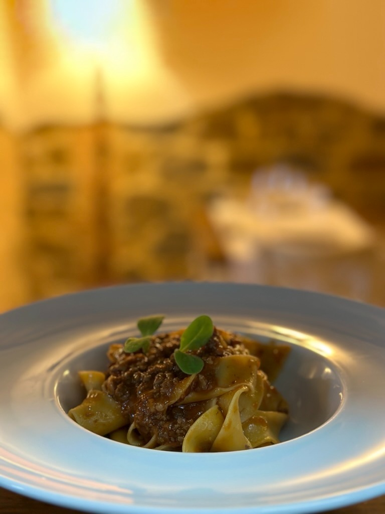 Tagliatelle fatte in casa al ragù di cinghiale maremmano - Homemade pasta with wild boar ragu Il Gri