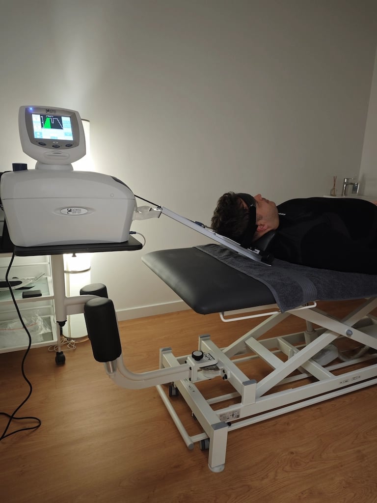 Camilla de Descompresión Cervical Fisioterapia Argoños