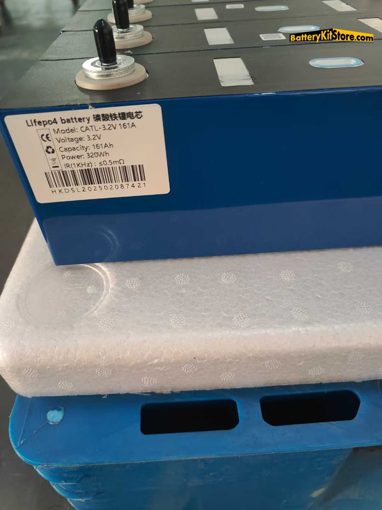 top view of CATL prismatic lithium cells