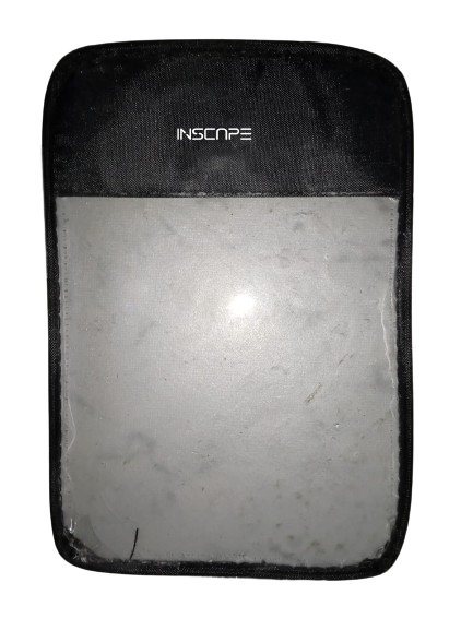 a black pouch for products packing