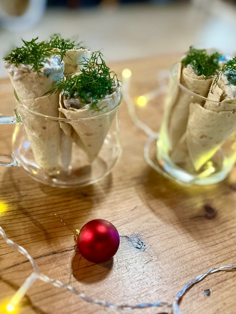 cones de noel tortillas aneth