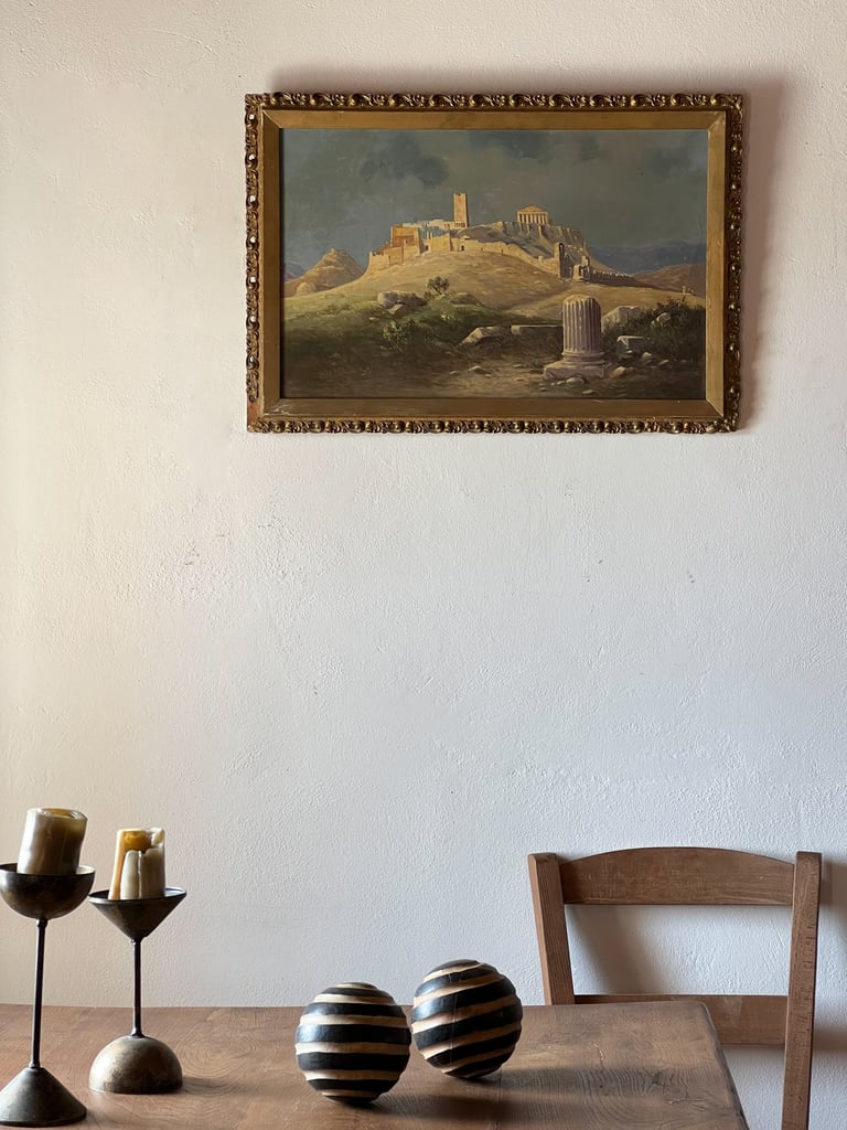 a table with candles and candles on it