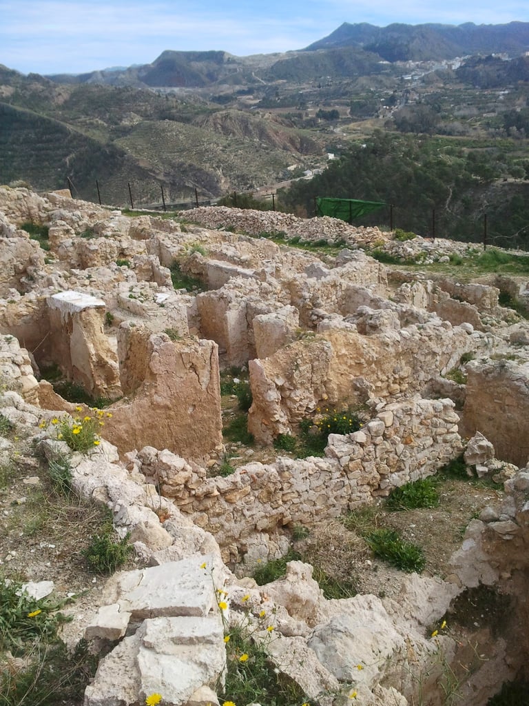 Ruins of the Islamic-era village known as Medina Siyasa.