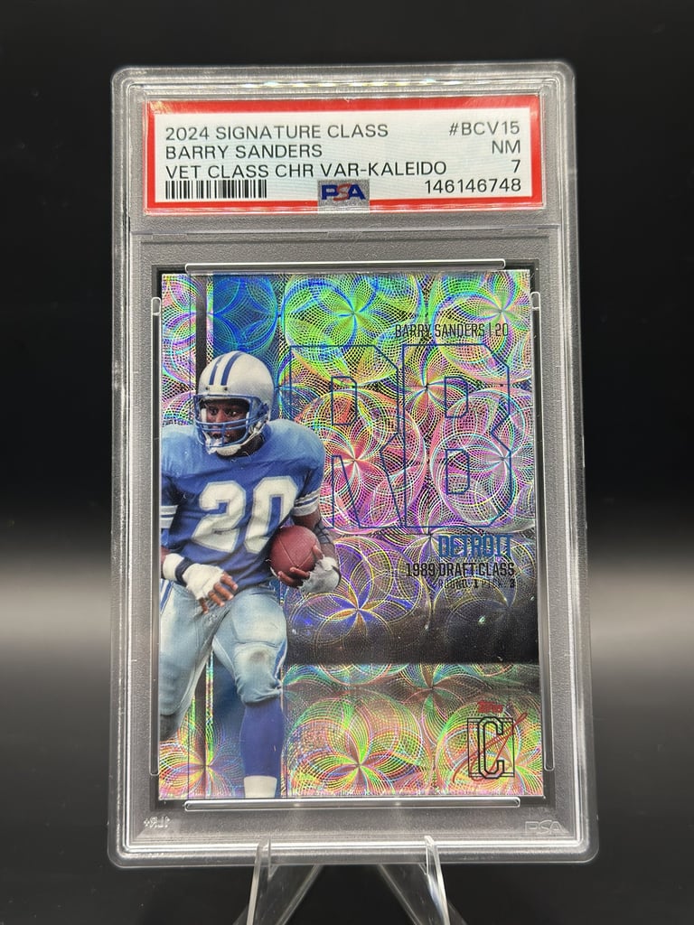 2024 Signature Class Barry Sanders Vet Class Chrome Kaleidoscope