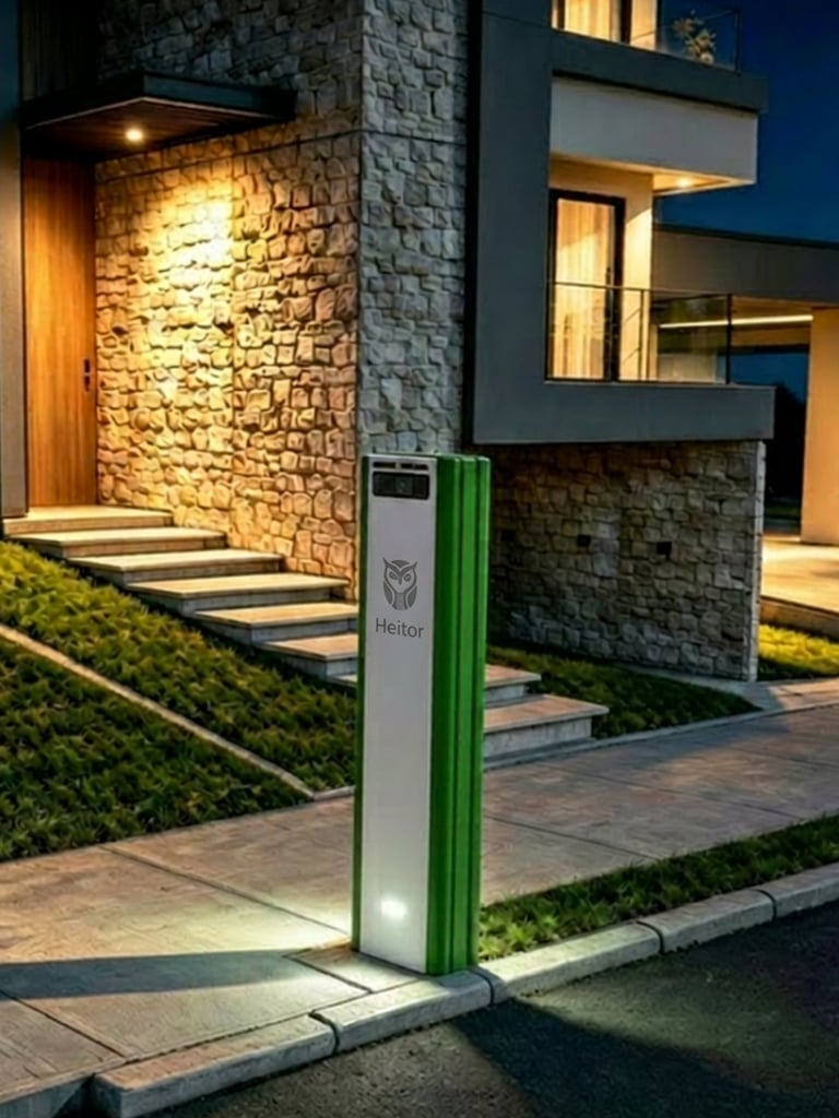 O Totem de Segurança Heitor é uma solução inteligente de monitoramento urbano e patrimonial.