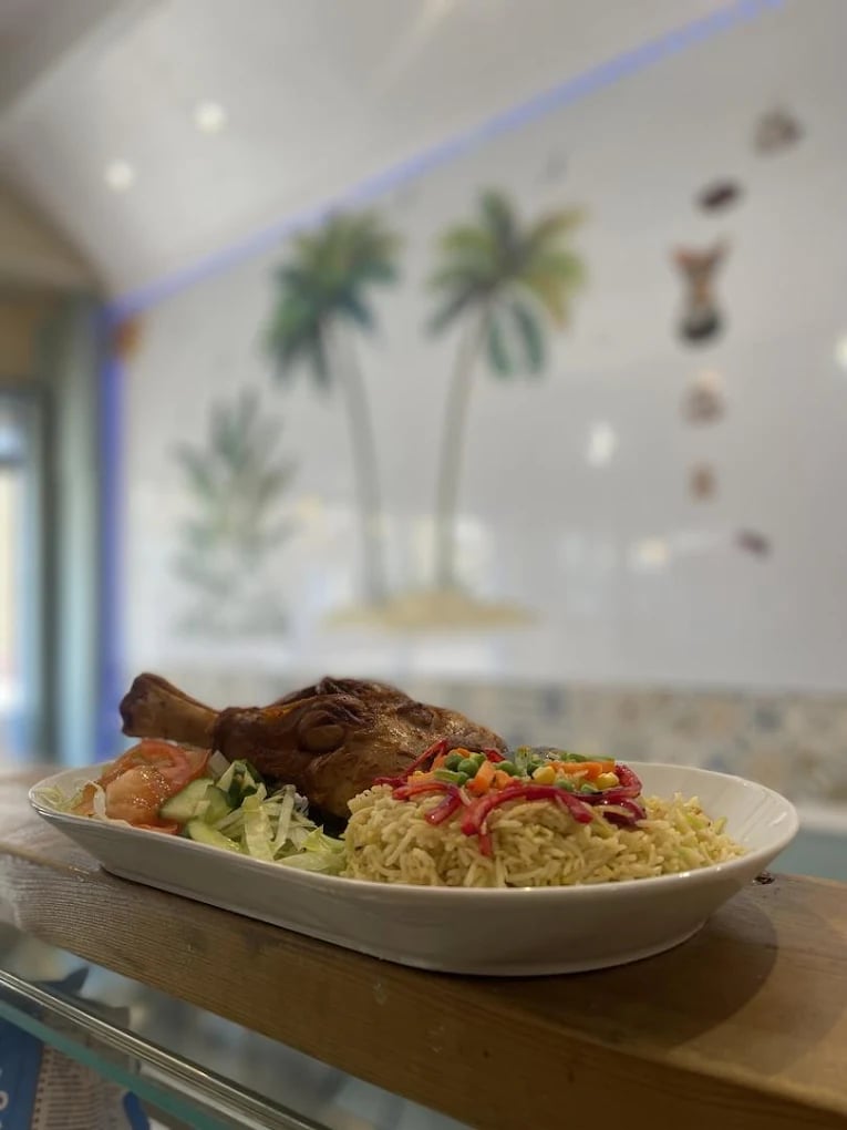 Somali rice and meat dish Kentish Town