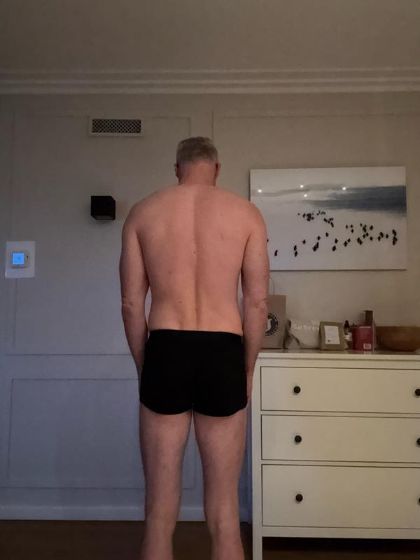 client transformation photo muscle growth