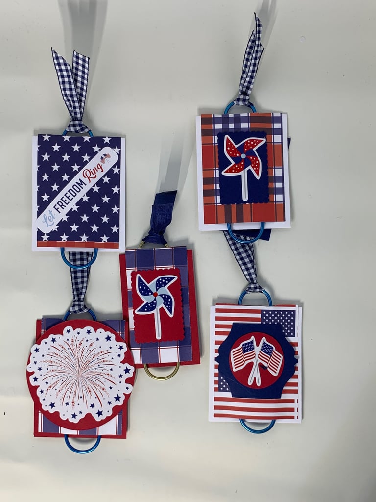 4th of July large paper clips