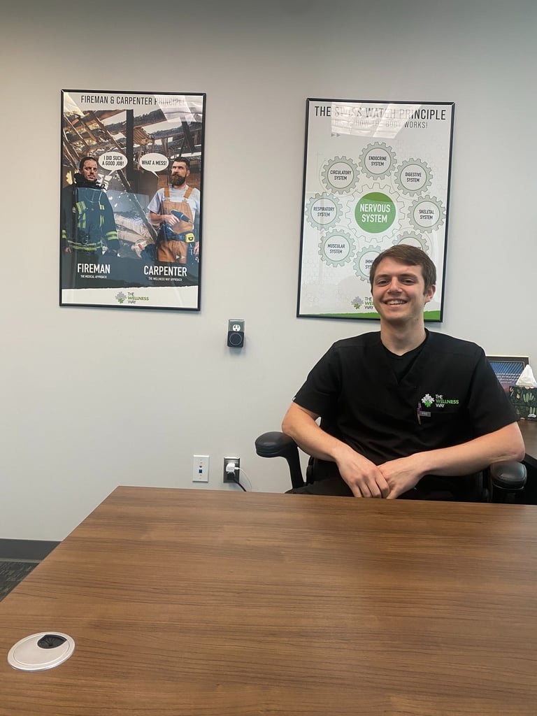 Dr. Sean smiling at his patient 