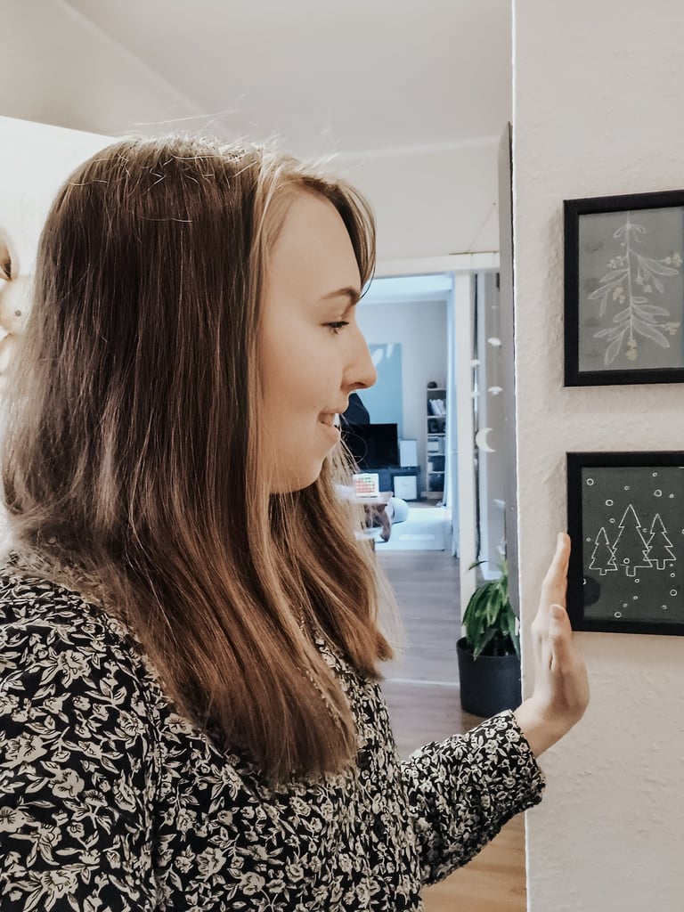 Janina Jaeckel beim Wohnung einrichten