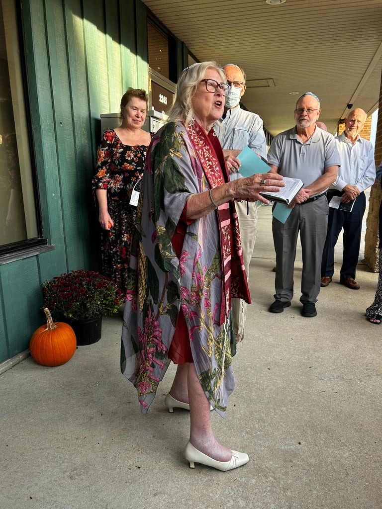 dedication with rabbi padorr