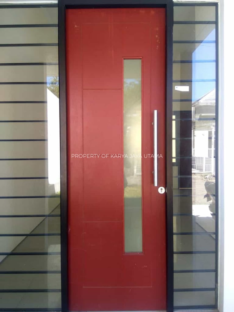 Pintu Solid Wood Panel finishing Mowilex E