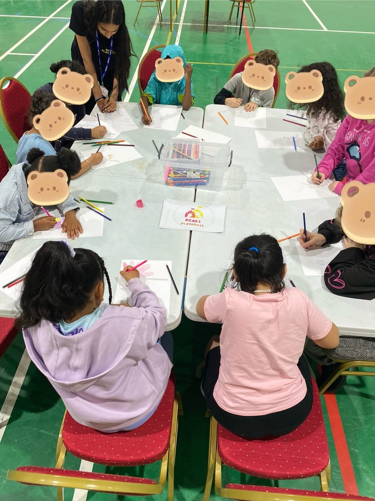 Sandwell Free Kids HAF Camp drawing