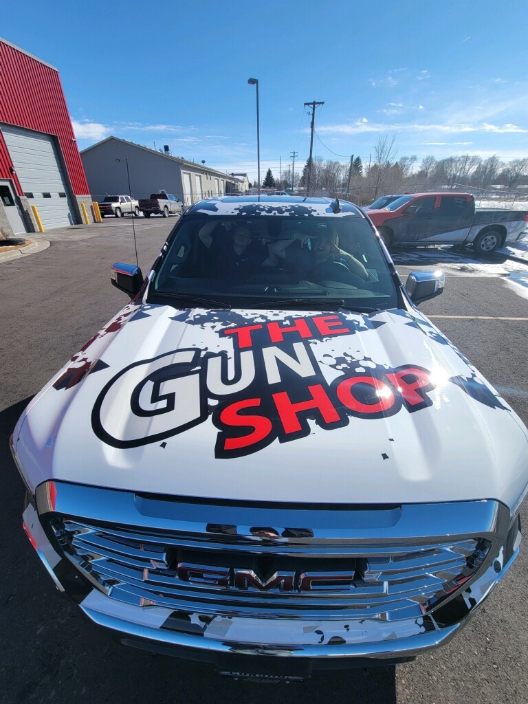 Vehicle Wrap—The Gun Shop