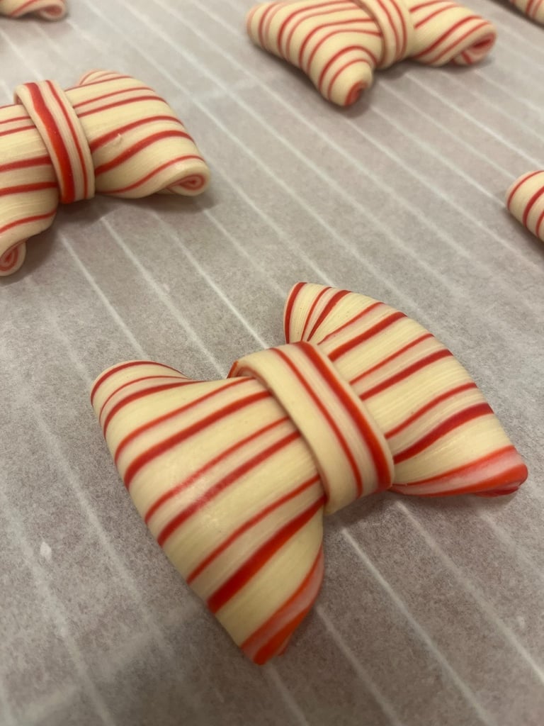 Rubans avant cuisson