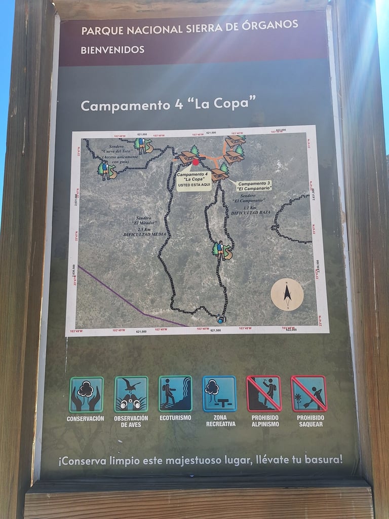 Trail map of "La Copa"