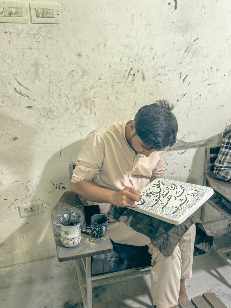 Blue Pottery Factory