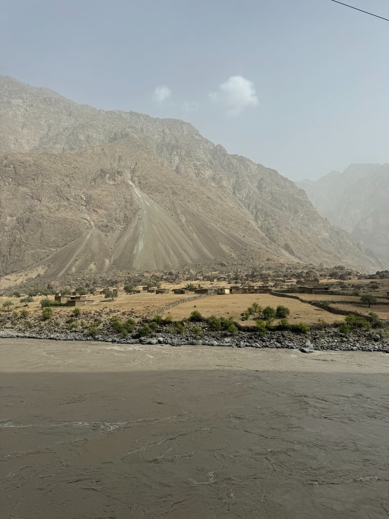 First sight of Afghanistan